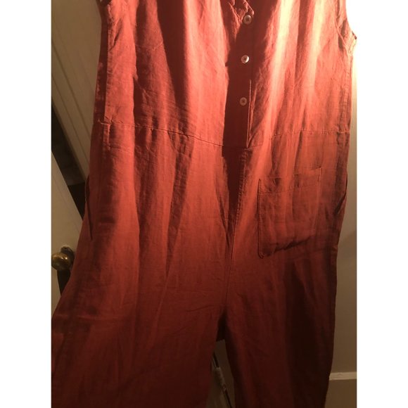TOAST Linen Jumpsuit (NWT) in "Terracotta" - Picture 8 of 12